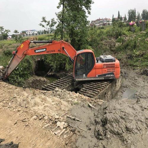 陕西挖掘机河道清淤